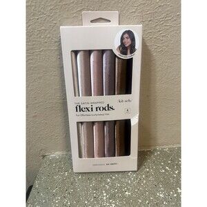 Kitsch Satin Wrapped Flexi Rods Heatless Curls Hair Curlers Rollers NEW